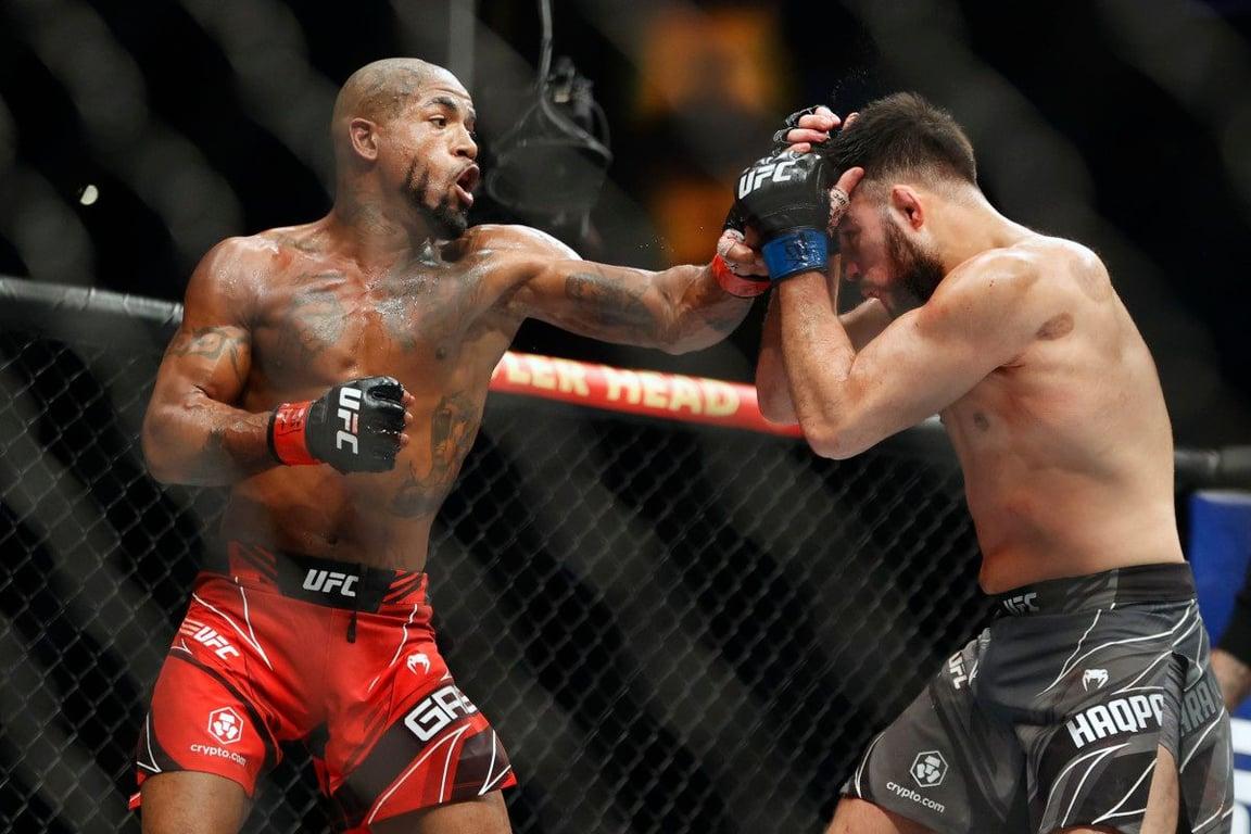 Bobby Green puts on an amazing performance vs. Nasrat Haqparast. Credits to: Zuffa LLC
