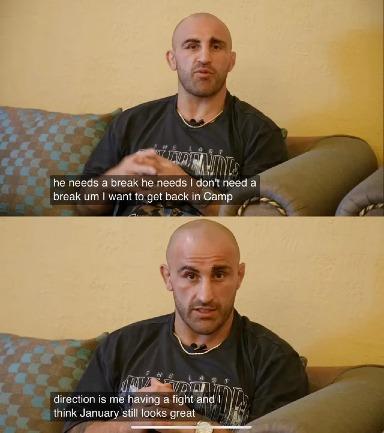 Alex Volkanovski still wants to fight Ilia Topuria in January