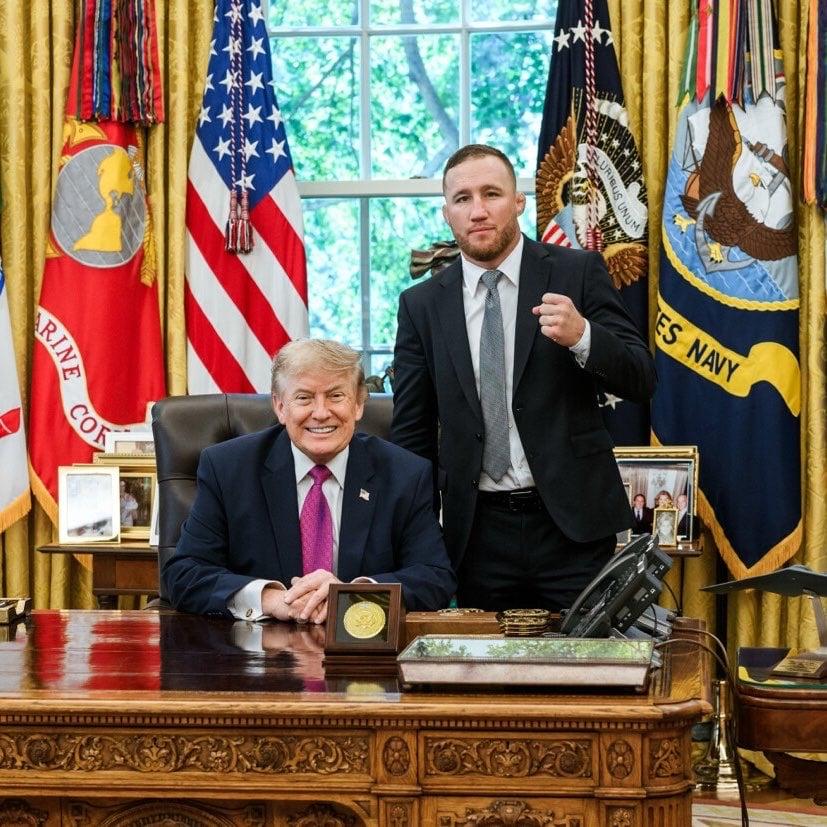 Justin Gaethje visit...