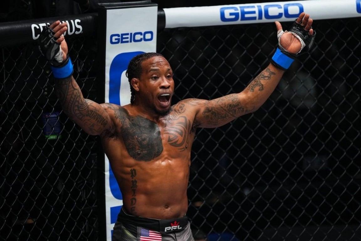 Bubba Jenkins wins. Credits to: PFL.