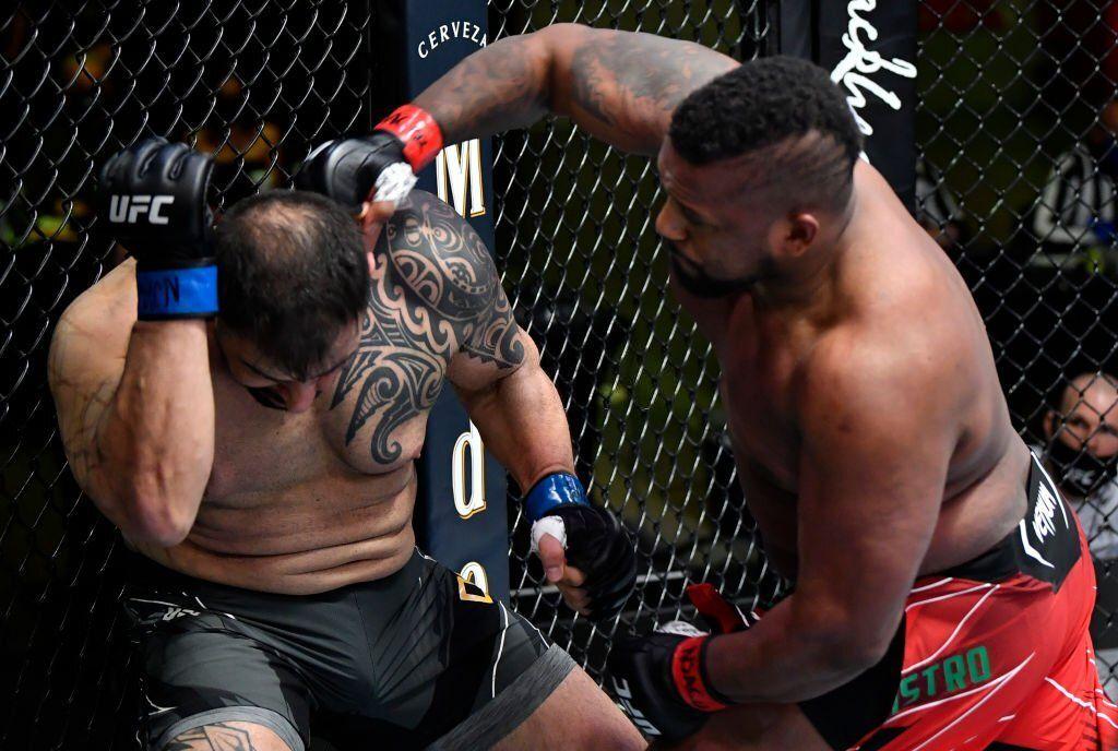 Yorgan De Castro lands a punch against Jarjis Danho. Credits to: Chris Unger - Zuffa LLC