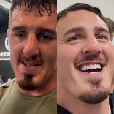 Tom Aspinall got himself new set of teeth.