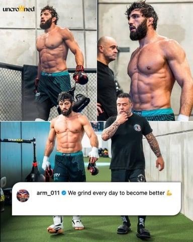 Arman Tsarukyan is in incredible shape for his upcoming fight. 