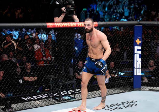 Paul Craig walking into the octagon at UFC London. Credits to: Chris Unger-Zuffa LLC.