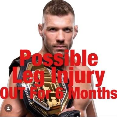 🚨 DDP may be out until the end of 2025 with a broken leg