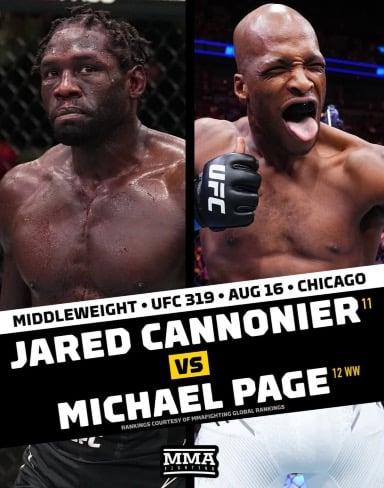 Predictions of Cannonier vs Page? I know its gonna be the battle of the uncs but im hoping to get an XP boost out of it, I picked Page but I’m not so confident