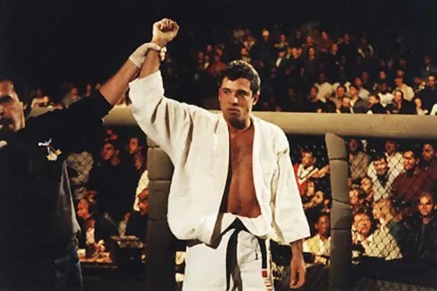 Royce Gracie wins at UFC 1. Credits to: Zuffa LLC