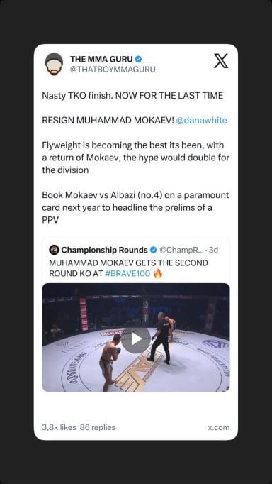 Benny’s Bullsh*t - Is Mokaev returning to the UFC?