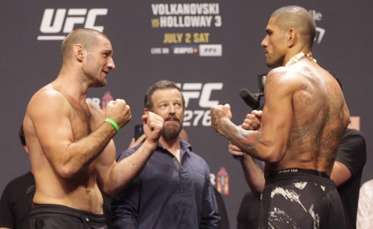 Sean Strickland welcomes Alex Pereira to the top of the Middleweight division. Credits to: Mike Bohn, MMA Junkie