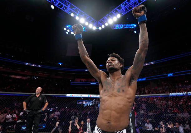 Kevin Holland getting introduced by Bruce Buffer before the main event at UFC Orlando. Credits to: Jeff Bottari-Zuffa LLC.