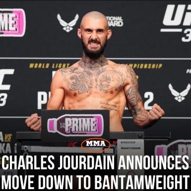 🚨🚨🚨Charles Jourdain is moving down to Bantamweight!
