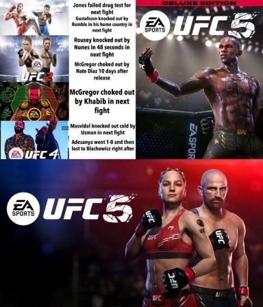 The UFC video game cover curse is real 😭