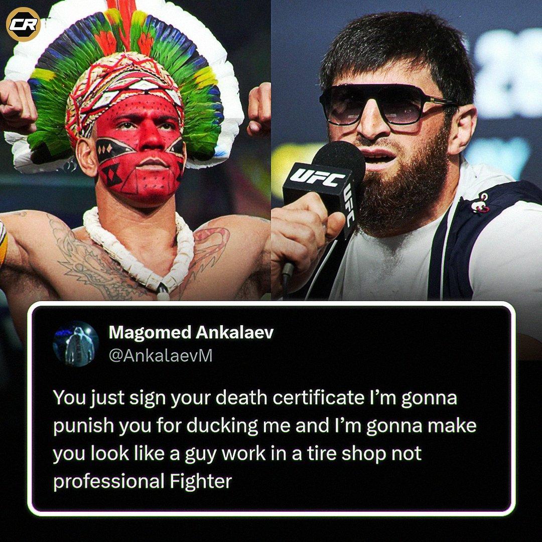 Ankalaev says Alex Pereira has signed his own death certificate by agreeing to their fight