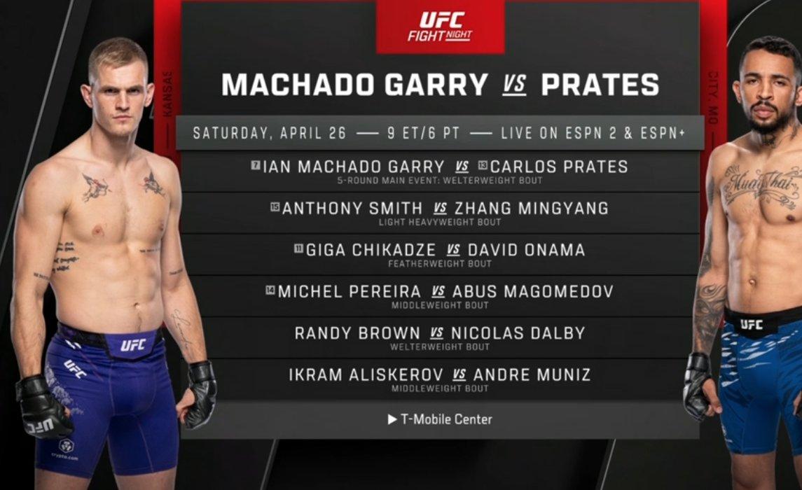 A fight night card with more than two ranked fighters on it, I’m so happy 😭🙏🙏🙏