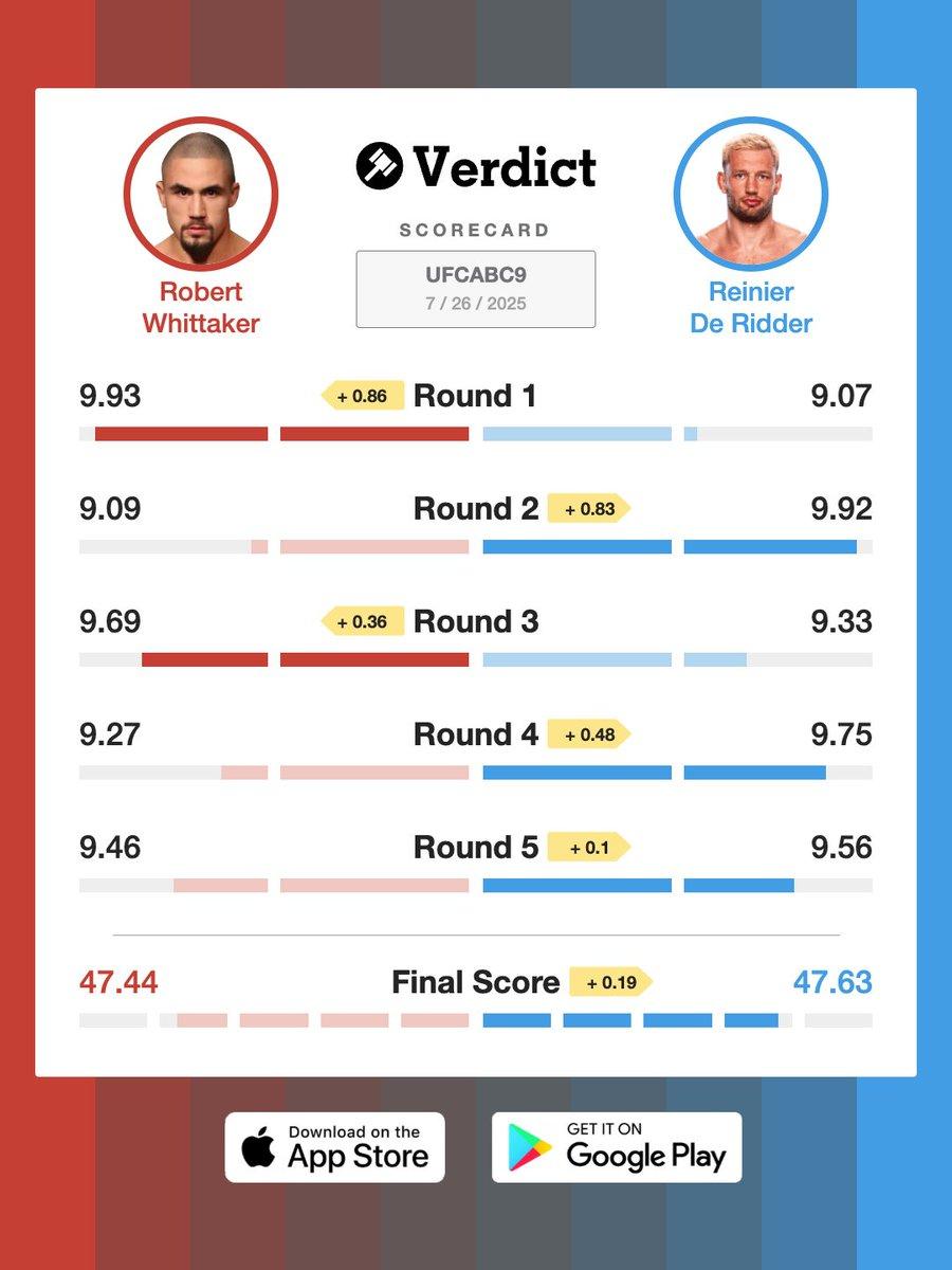 Who’d you score the main event for?