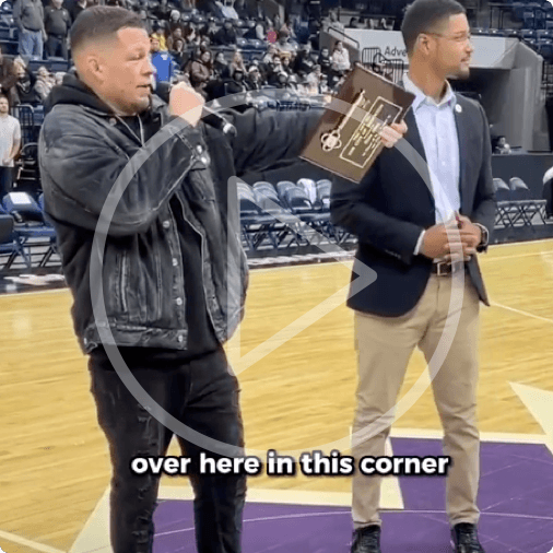 Nate Diaz gets the key to the city