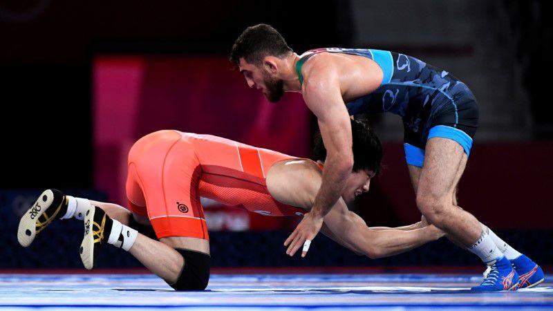 Modern freestyle wrestling at the 2020 Summer Olympics in Tokyo. Credit: REUTERS/Piroschka Van De Wouw.