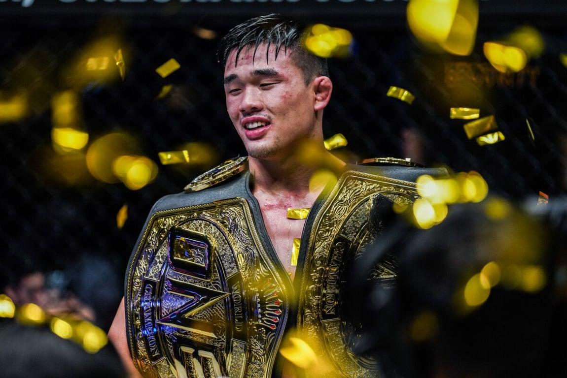 Christian Lee becomes a double champion at 24 years old. Credits to: ONE Championship