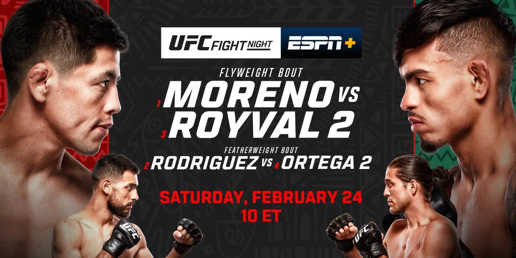 UFC Fight Night: Moreno vs. Pantoja 2 Weigh-In Results