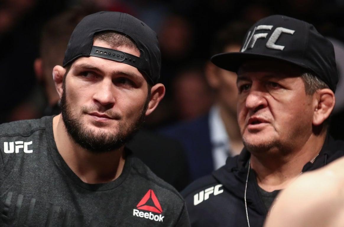 Khabib Nurmagomedov continues the legacy of his late father. Credtis to: Zuffa LLC
