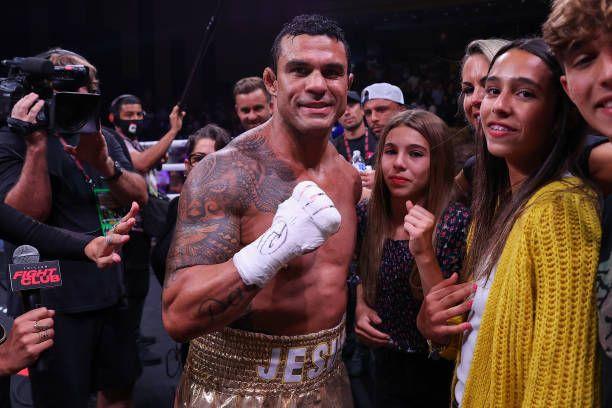 Vitor Belfort after his win against Evander Holyfield. Credits to: Tayfun Coskun/Anadolu Agency-Getty Images.