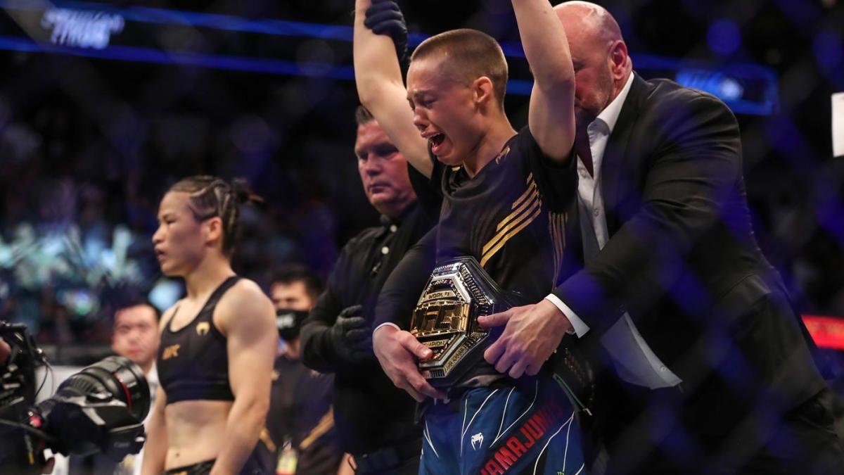 Rose Namajunas becomes a 2x champion with her KO win over Zhang Weili.