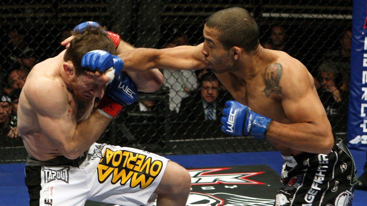 Jose Aldo def. Mike Brown for the WEC Featherweight title. Credit: Zuffa LLC.