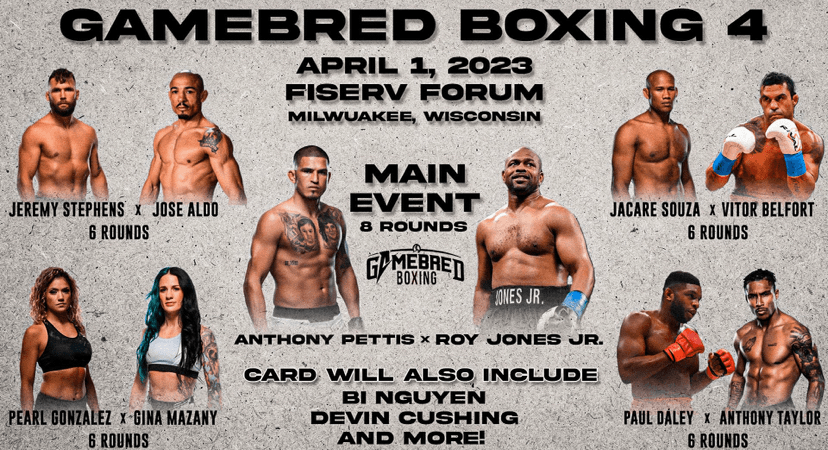 Anthony Pettis vs. Roy Jones Jr. Headlines Jorge Masvidal Boxing, Jose Aldo Also on The Card