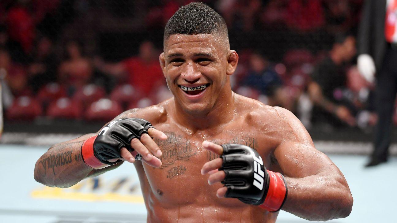 Gilbert Burns looks to fight Belal Muhammad next, but is open to a Jorge fight down the line. Credits to Zuffa LLC