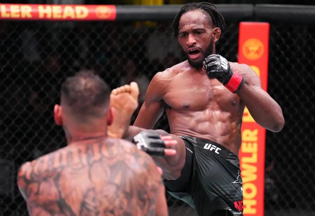 Neil Magny in his last win against Daniel Rodriguez. Credits to: Chris Unger - Zuffa LLC.