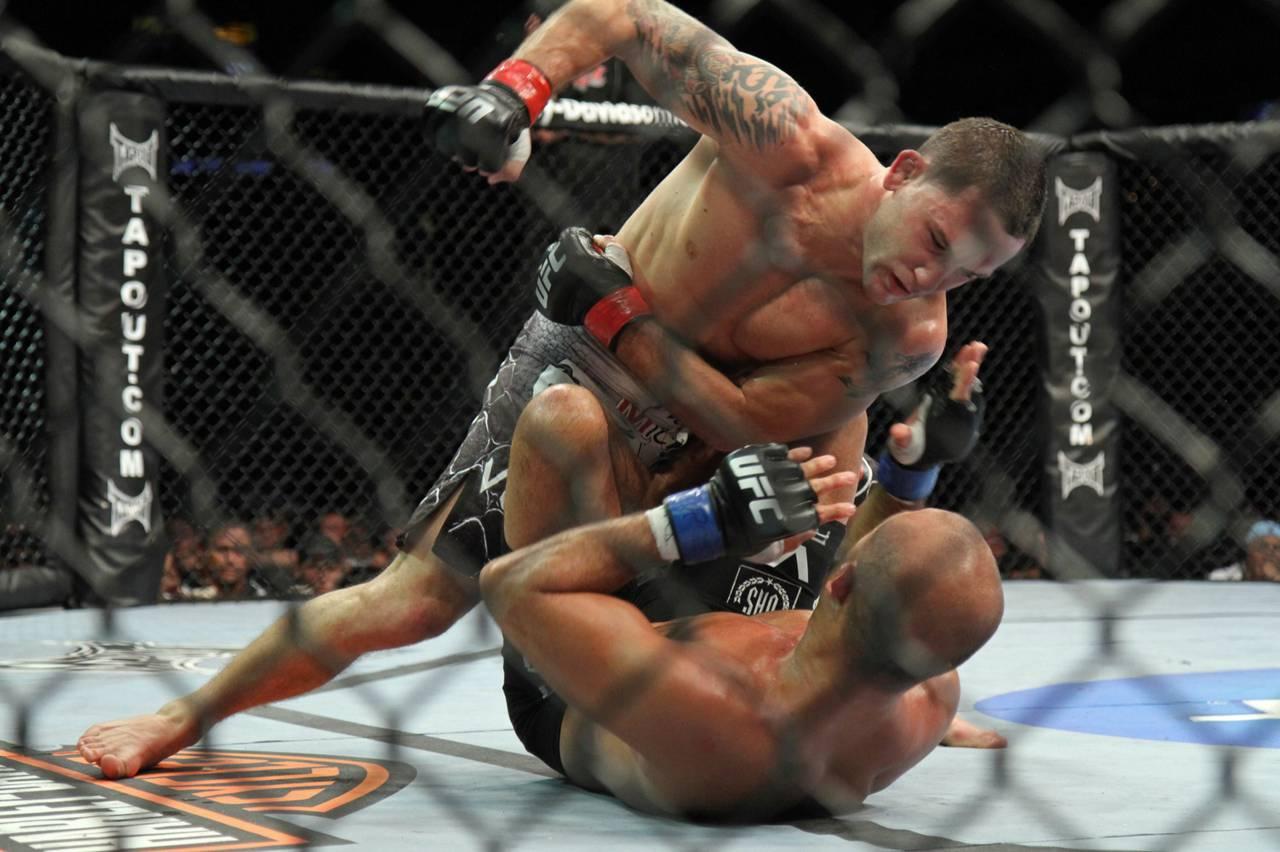 Frankie Edgar puts the nail in the coffin with back-to-back wins over B.J Penn. Credit: Gregory Payan - AP Photo
