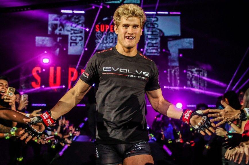 Sage Northcutt embracing the crowd in his ONE Championship debut. Credits to: ONE Championship.