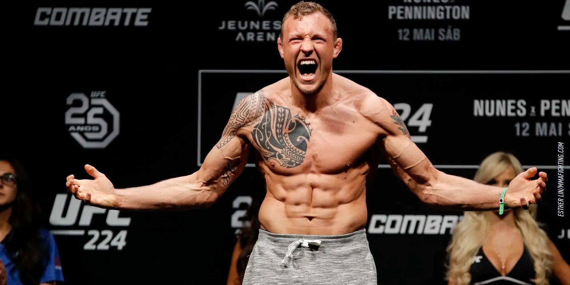 UFC Fight Night: Hermansson vs. Pyfer Weigh-In Results
