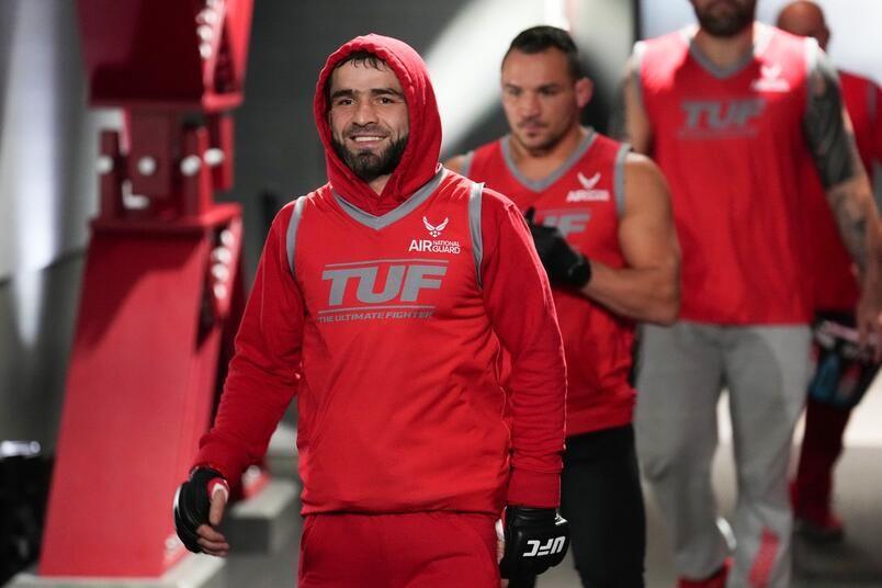 Timur Valiev walking out to his fight vs. Trevor Wells. Credits to: UFC.com.