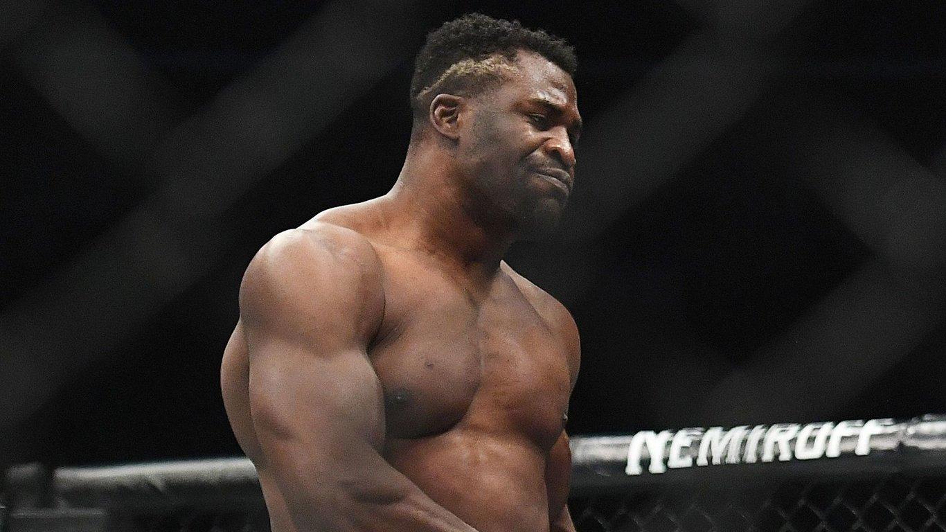 The current UFC Heavyweight Champion Francis Ngannou is out of action due to an injury Credits to: Greg Baker-AFP/Getty Images