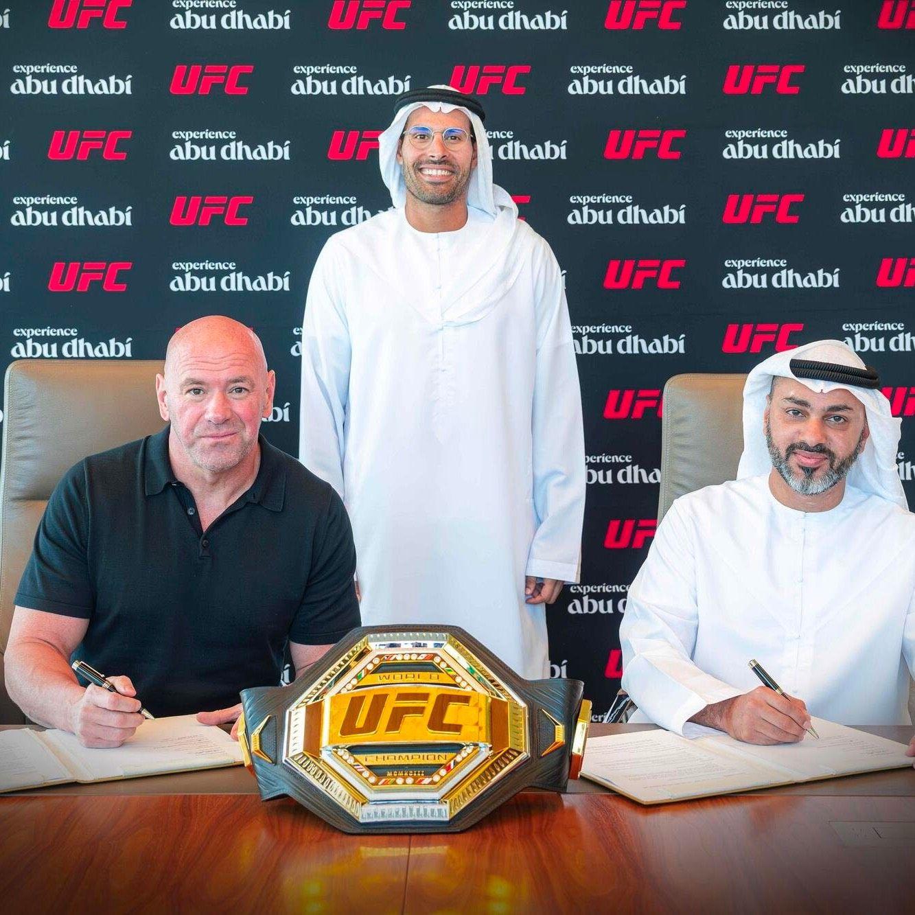 The UFC extends its partnership with Abu Dhabi until 2028