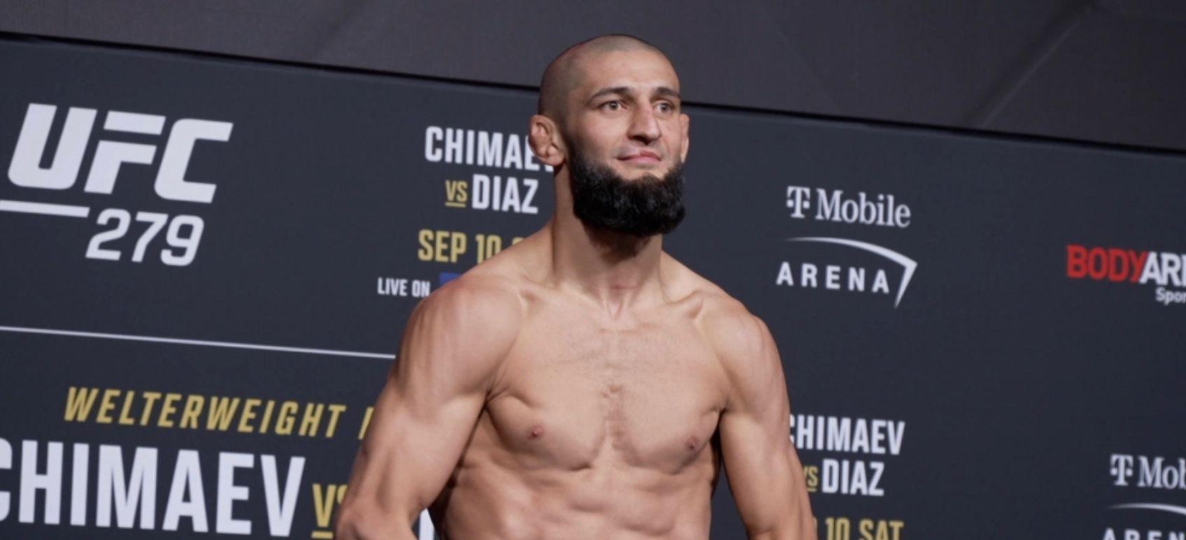 Khamzat Chimaev Misses Weight By Record Amount, Fight vs. Diaz in Jeopardy