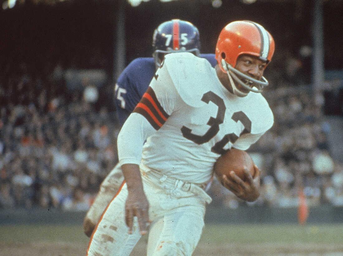 Jim Brown was one of the greatest football players of all time. Photo by Associated Press.