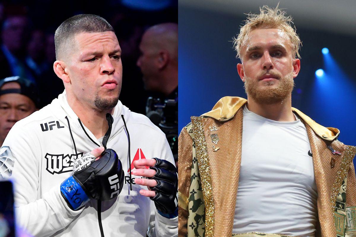 Nate Diaz lists Jake Paul as an option for his next fight