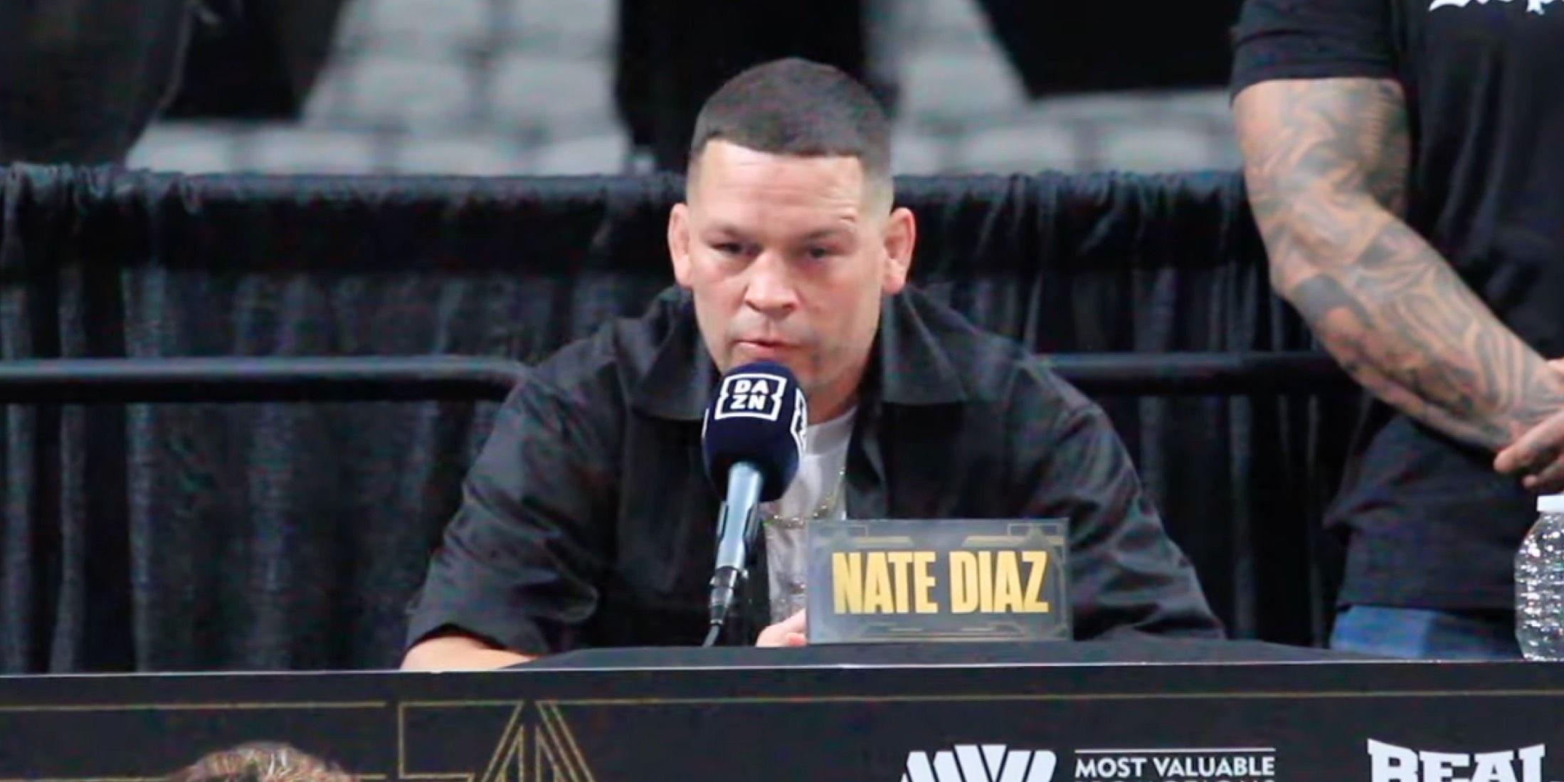 Reporter From Betr Media Disrespects Nick Diaz at Paul vs. Diaz Press Conference