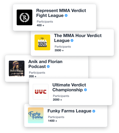 The first fantasy league in combat sports history